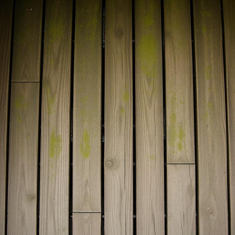 Wood Deck · Ridgefield before cleaning